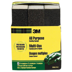 ‎3M General Purpose Sanding Sponge 908NA-3P-CC 3 3/4″ × 2 5/8″ × 1″ Dual Grit Fine/Medium - Exact Tooling