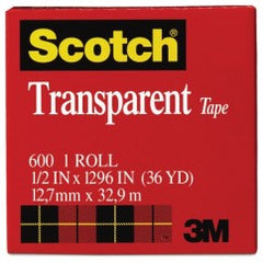 1X2592" TRANSPARENT TAPE 600-72 - Exact Tooling