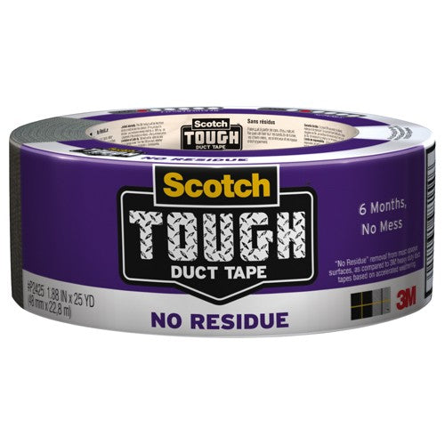 3M No Residue Duct Tape 2425 1.88″ × 25 yd (48 mm × 22.8 m) - Exact Tooling