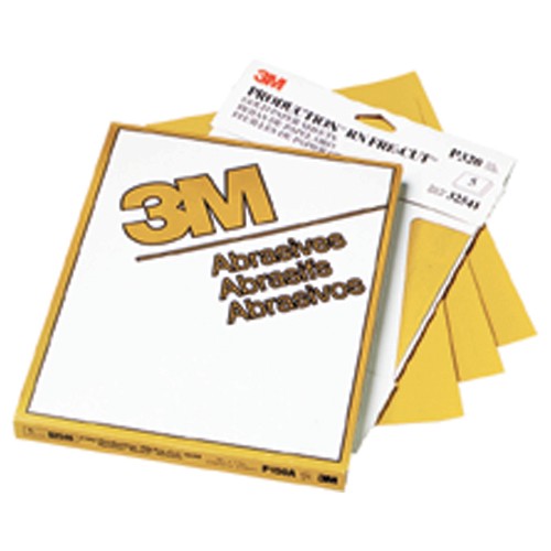 3M Gold Abrasive Sheet 02545 P180 grade 9″ × 11″ - Exact Tooling