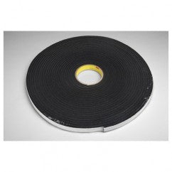 1/2X18 YDS 4504 BLACK VINYL FOAM - Exact Tooling
