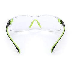 3M Solus 1000-Series Safety Glasses S1201SGAF Green/Black Clear Scotchgard Anti-Fog Lens - Exact Tooling