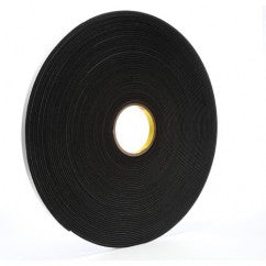 1/2X36 YDS 4718 BLK VINYL FOAM TAPE - Exact Tooling