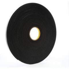 1/2X36 YDS 4718 BLK VINYL FOAM TAPE - Exact Tooling
