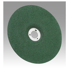7 in × 1/8 in × 7/8 in Green Corps Flex Grind WhlsWith Center Hole 60 Alt Mfg # 50447 - Exact Tooling