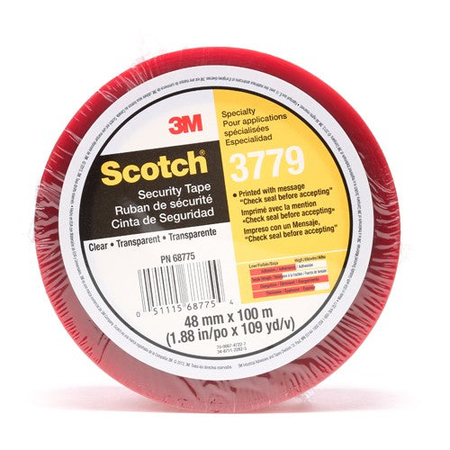 Scotch Security Message Box Sealing Tape 3779 Clear 48 mm × 100 m - Exact Tooling