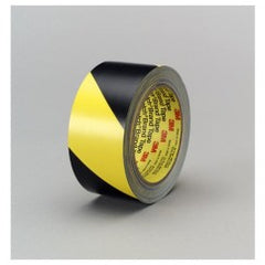 List 5702 1" x 36 yds Safety Stripe Tape - Black/Yellow - Exact Tooling